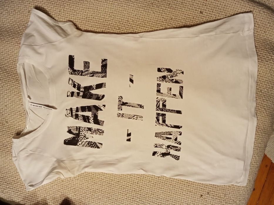 Biała bawełniana koszulka/ Diverse