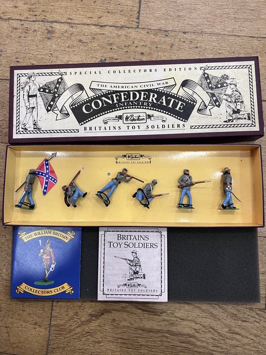 Figuras soldados Confederate Infantry Britains Toy Soldiers
