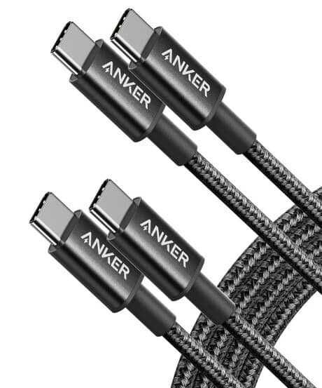 Nylonowe kable do ładowania USB C 1,8m Anker Szybkie ładowanie