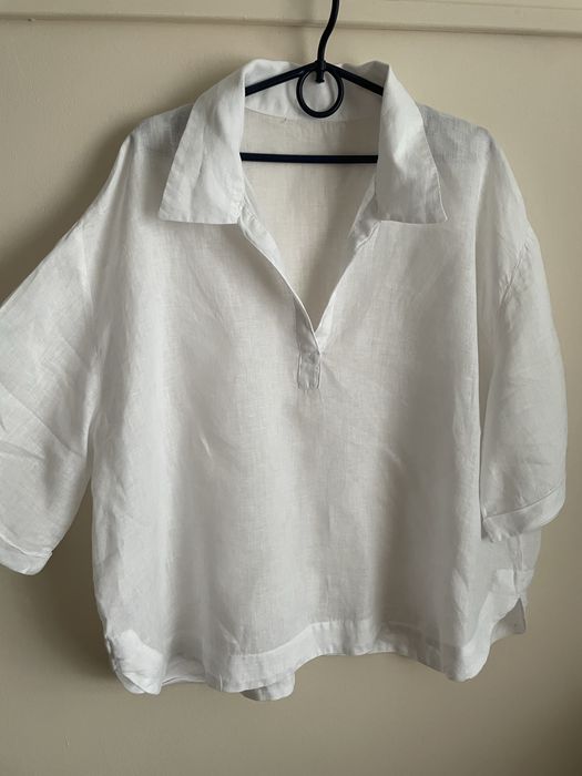 Жіноча лляна блузка (роз XL-XXL