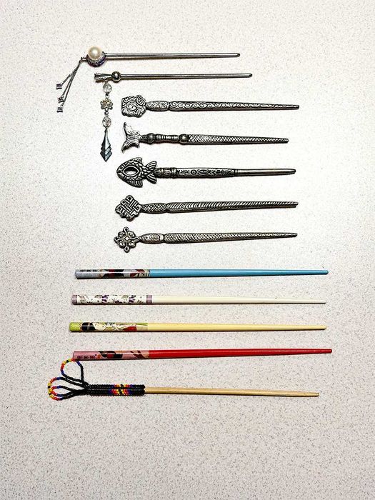 Patyczki ozdobne do włosów