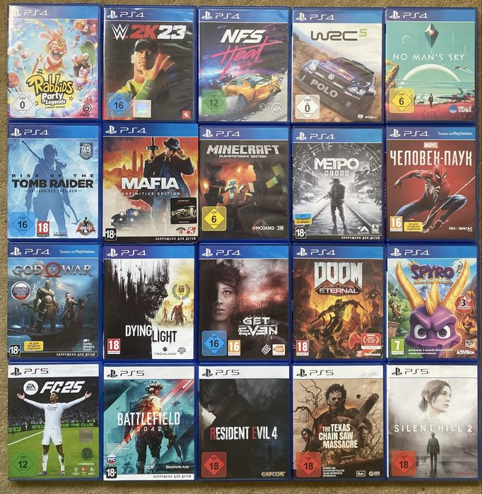 Ігри, диски для плейстейшн 4/5! Playstation 4/5 обмін