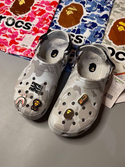 ‼️БЕЗ ПЕРЕДОПЛАТ‼️Крокси Crocs x Bape