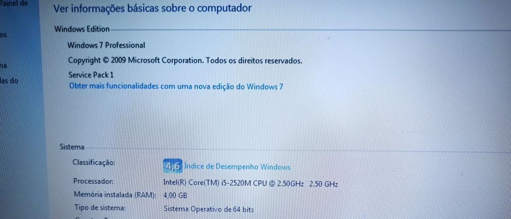 HP Probook 6560b processador I5 com colunas sem bateria
