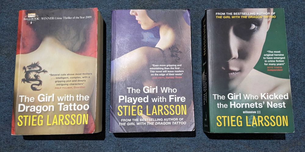 Livros Stieg Larsson