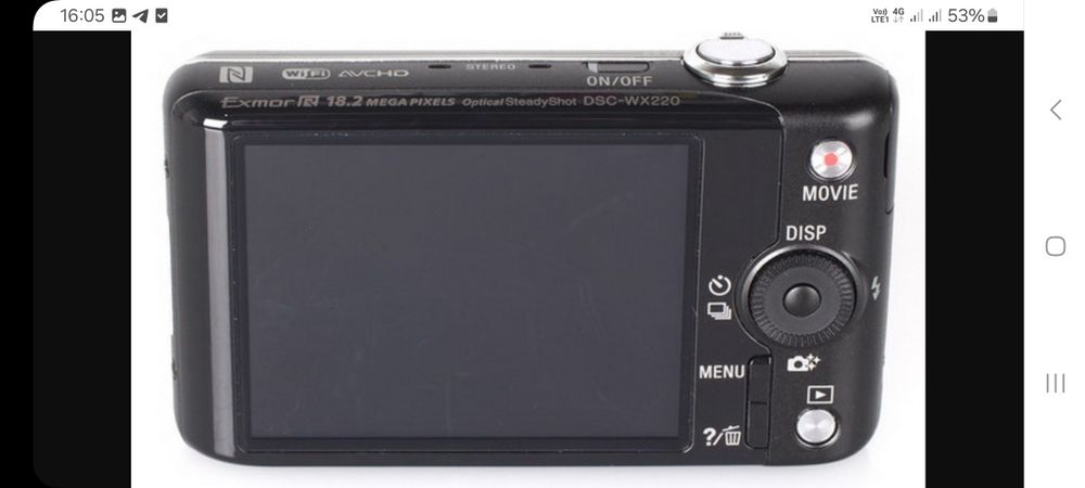 Продам фотоаппарат Sony Cybershot wx220