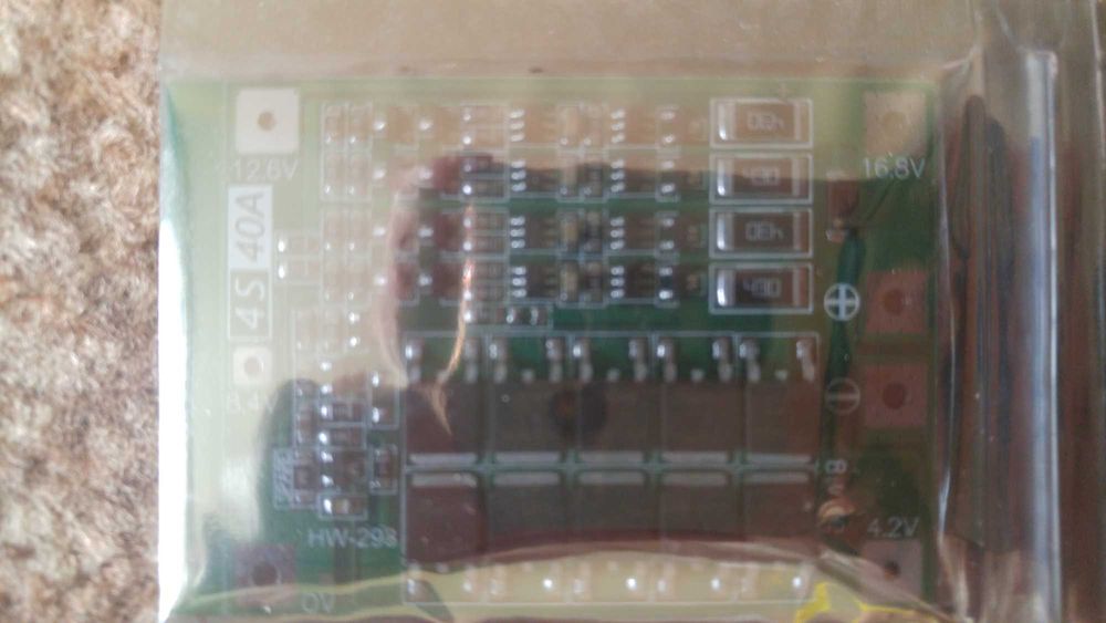 BMS 4S 40A 16,8В 12,6В Контроллер заряда разряда Li-ion балансировка