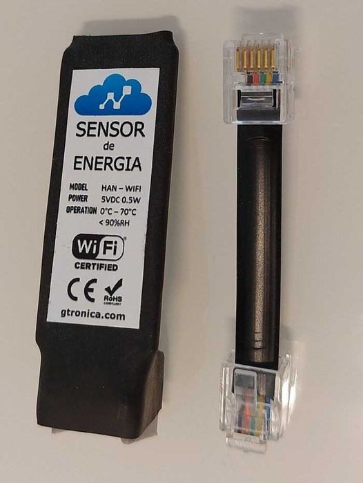 MiniHAN WIFI V1 - Medir consumo e produção electrica Home Assistant