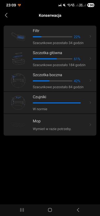 Robot sprzątający odkurzacz Roborock S7