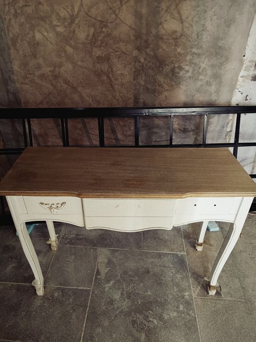 Consola madeira branco patine Maisons du Monde – 109x40x79 cm