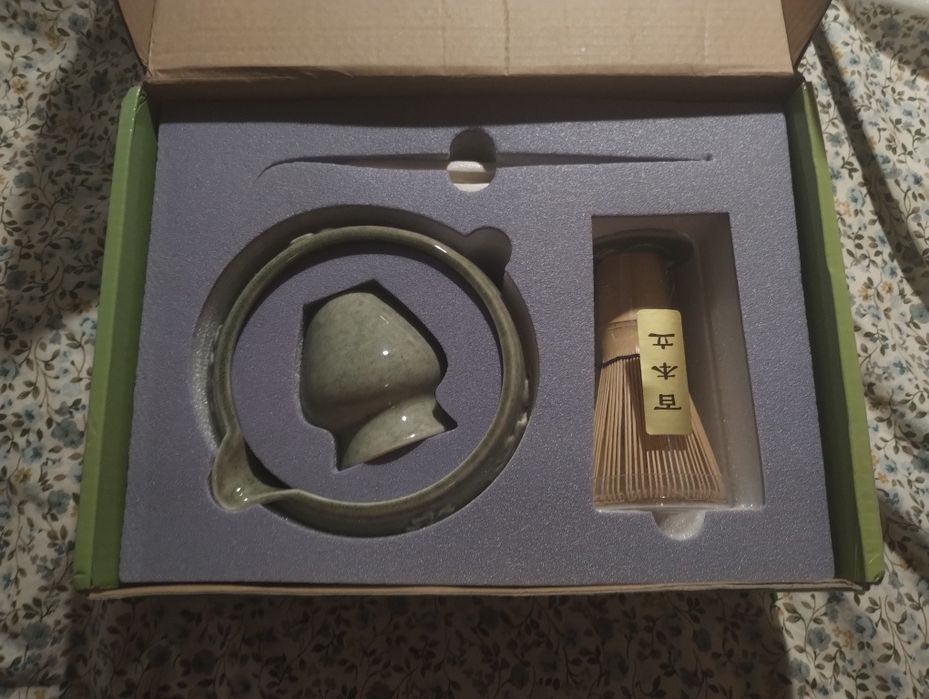 Zestaw do robienia herbaty matcha