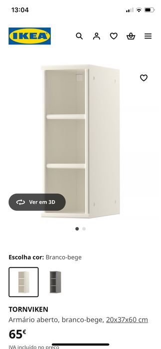 Armário/Comoda Branco IKEA TORNVIKEN