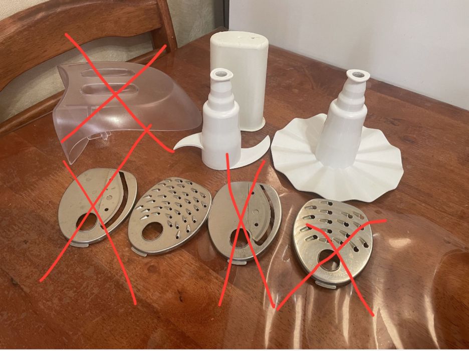 Запчастини до кухонного комбайна philips 7735, 7745