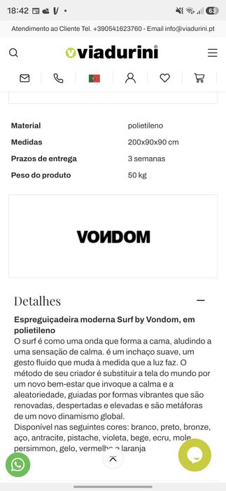 Espreguiçadeiras VONDOM by Surf