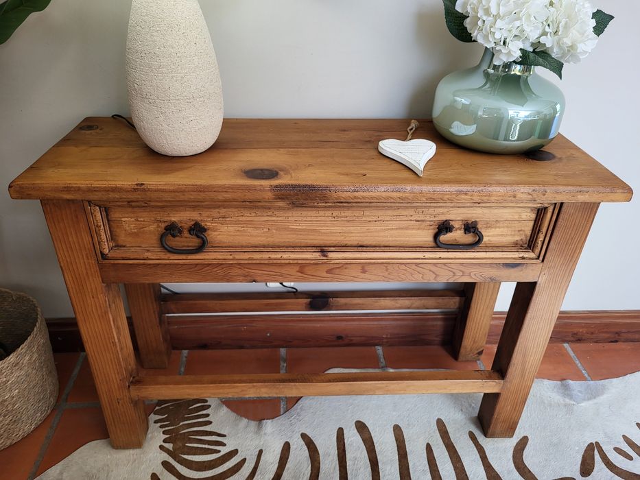 consola, aparador, mesa, mexicano, rustico