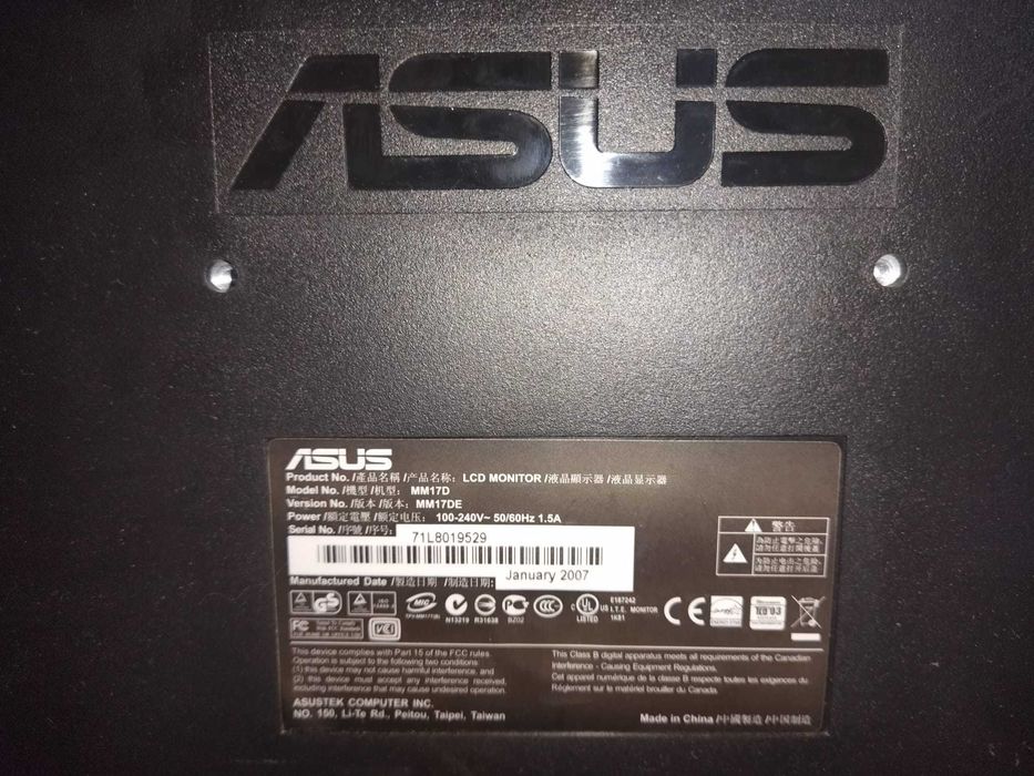 Monitor LCD ASUS MM17D64873984008835124