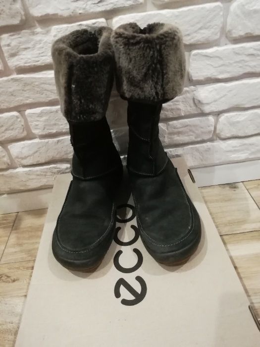 Kozaki Ecco 41 ,wygoda i ciepło