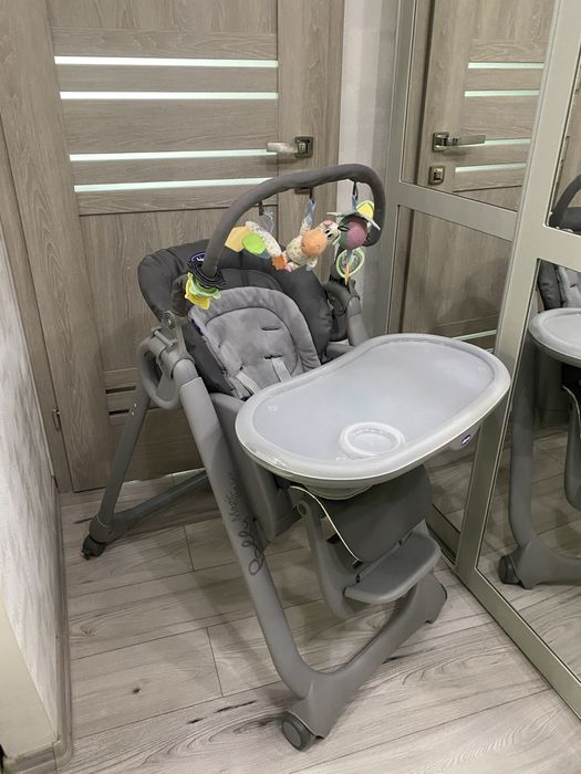 стільчик для годування chicco polly magic relax