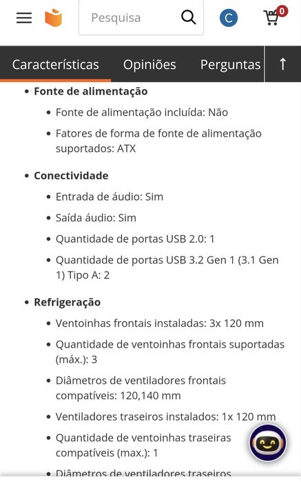Aerocool Wave V3 Vidro Temperado USB 3.0