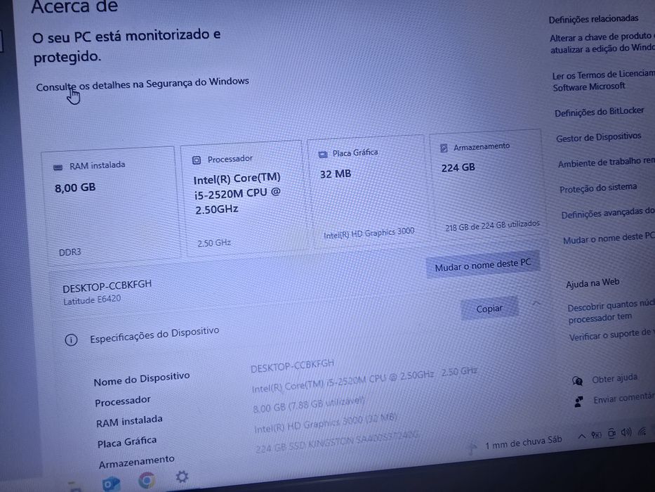 Computador num estado razoável