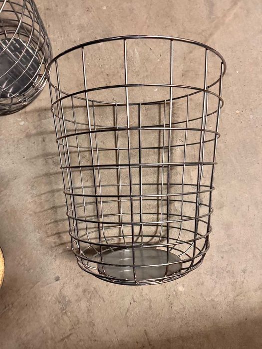 Cesto Metal Dinamarques Wire Bin Norm Novo