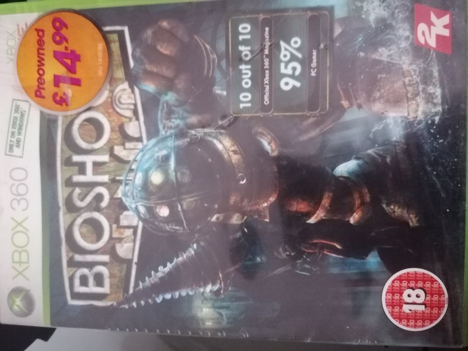 Bioshock na XBOX 360 od 18 lat