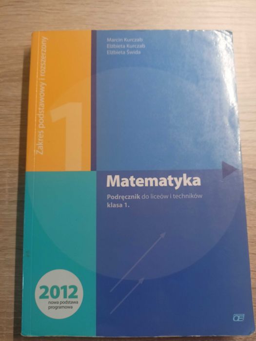 Podręcznik do matematyki dla liceów i techników klasa l