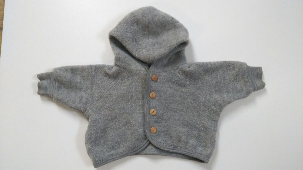 Kurteczka Engel Natur wełniana 100% merino szara d