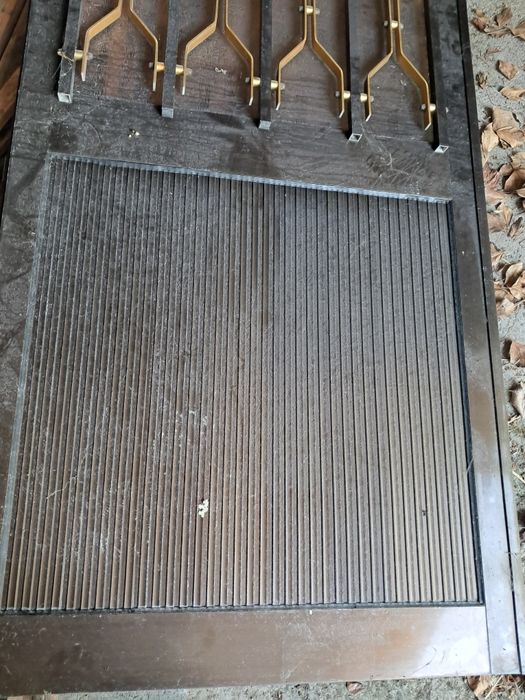 2 portas de alumínio e vidro com aro incluído