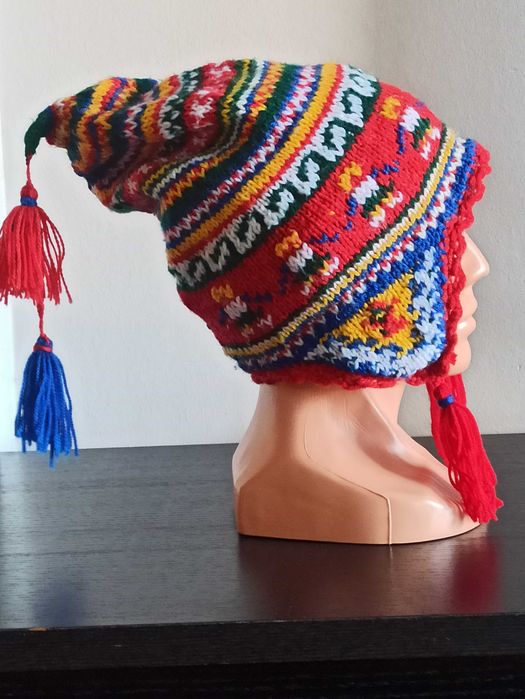 Czapka zimowa ręcznie robiona