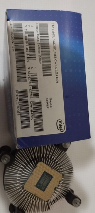 Процессор intel core i3 10100f