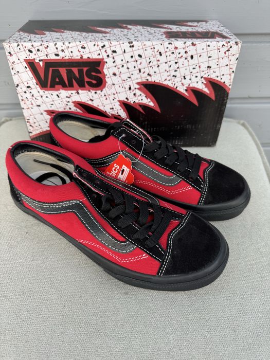 Nowe trampki Vans 38 czarno- czerwone