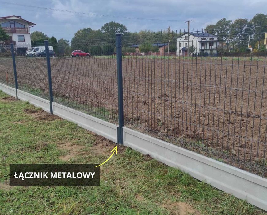 Ogrodzenie Panelowe 3D 153 Podmurówka Najtaniej Montaż Brama