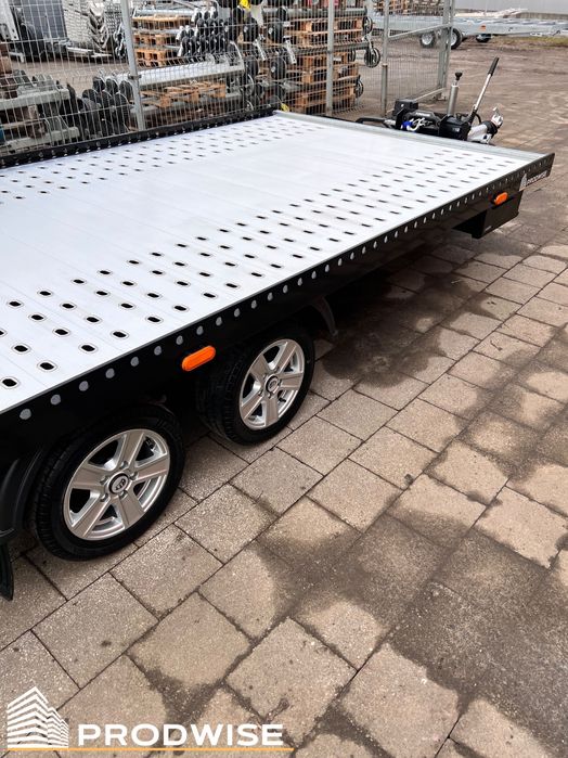 Laweta przyczepa hydrauliczna (manualna) 5m x 2,1m (różne wymiary)