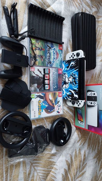 Nintendo switch+jogos+assessorias