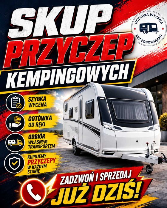 kupię przyczepę kempingową