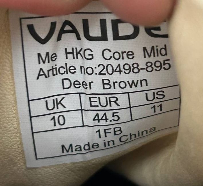 черевики Vaude HKG Core Mid brown