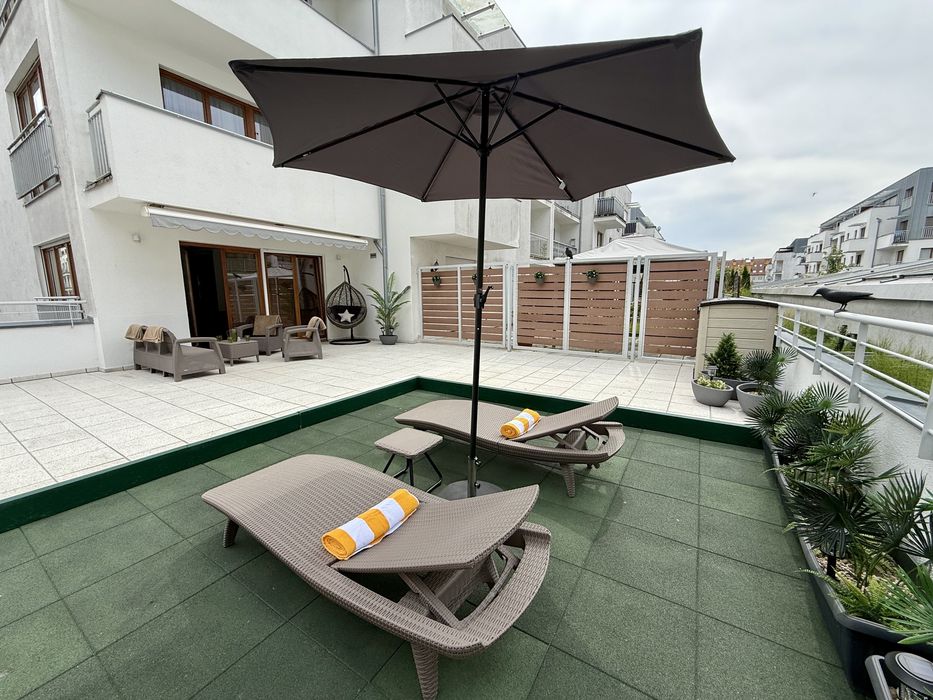 Świnoujście! Piękny apartament 2-5 os. 100m taras. Parking  w cenie.