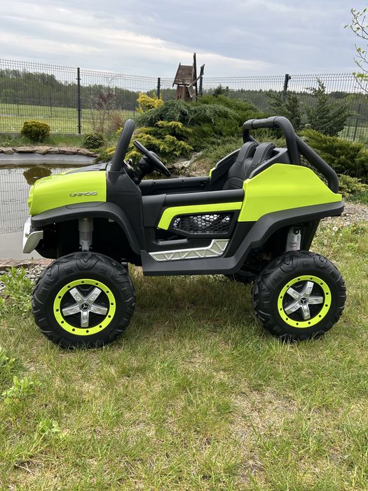 Auto na Akumulator Mega Duży  Mercedes Unimog 4x4 180 Watt Dwuosobowy