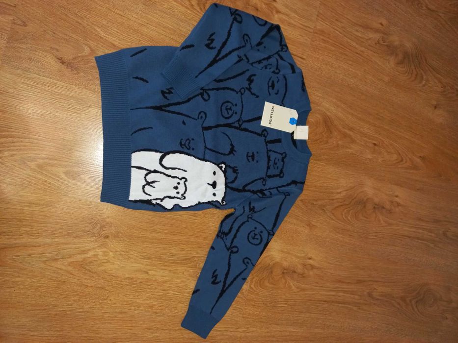 В'язана бавовняна кофтинка для хлопчиків