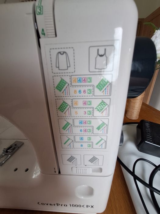 Po serwisie Janome coverpro 1000cpx renderka coverlock