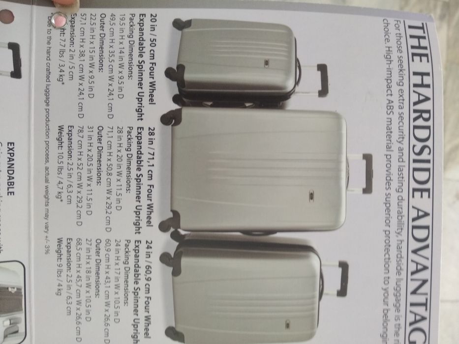 Mala de viagem/troll com 77x59x30 cm