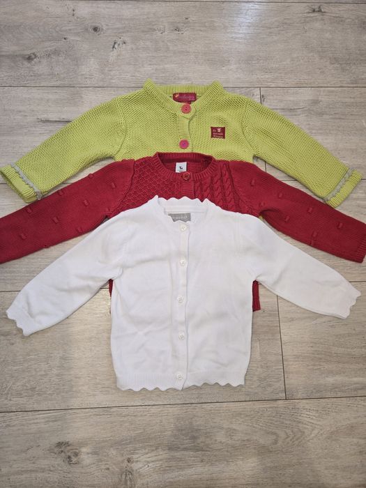 3 sweterki rozmiar 80
