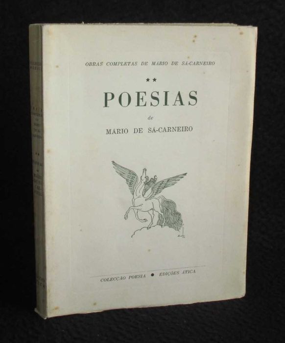 Livro Poesias Mário de Sá-Carneiro Ática 1973