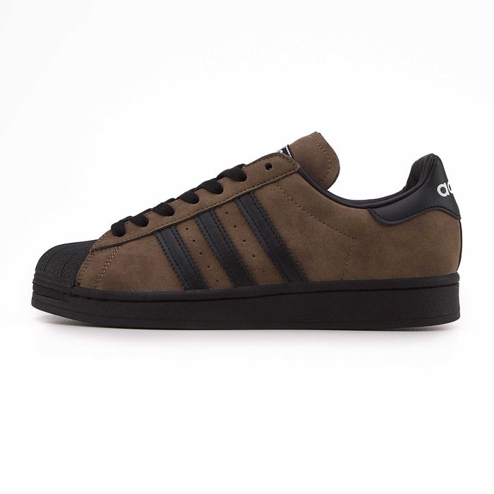 Кросівки Adidas Superstar Brown/Black premium