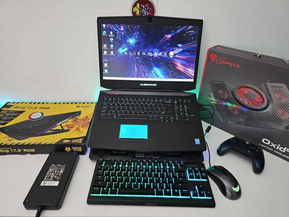 17,3‼️ GAMINGOWY DELL ALIENWARE - za 8tyś. - Laptop do Gier SSD/GTX/i7/16GB/RGB