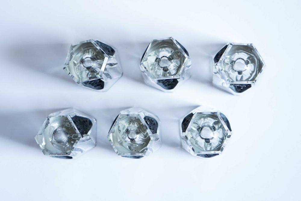 Ekskluzywny zestaw karafka i kieliszki Art Deco Moser unikat