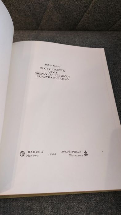 Złoty kluczyk – Aleksy Tołstoj | Kultowe ilustracje KOSZKINA | 1988