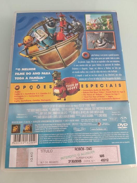 DVD robôs ( original )