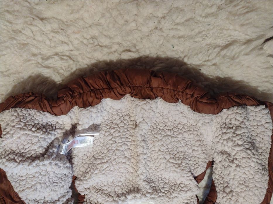 Kamizelka blezer bezrękawnik ocieplany 80 brązowy